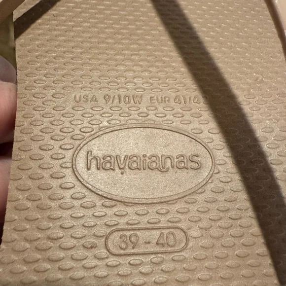 Havaianas You Slim Beige Flip Flops - Picture 6 of 8